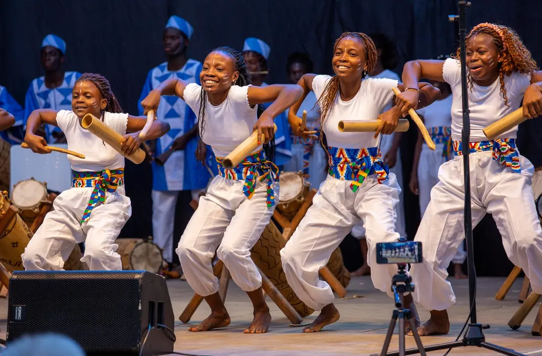 El coro africano &ldquo;Voces por Benin". / A.E