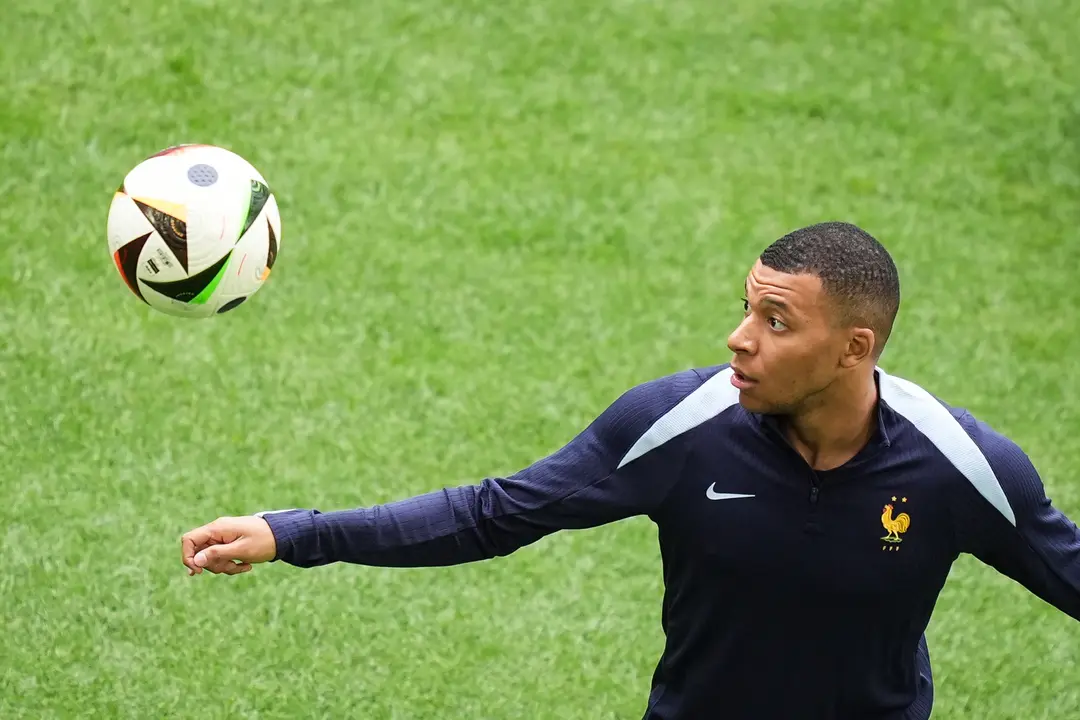 Mbapp&eacute; durante la Eurocopa. / Marcus Brandt