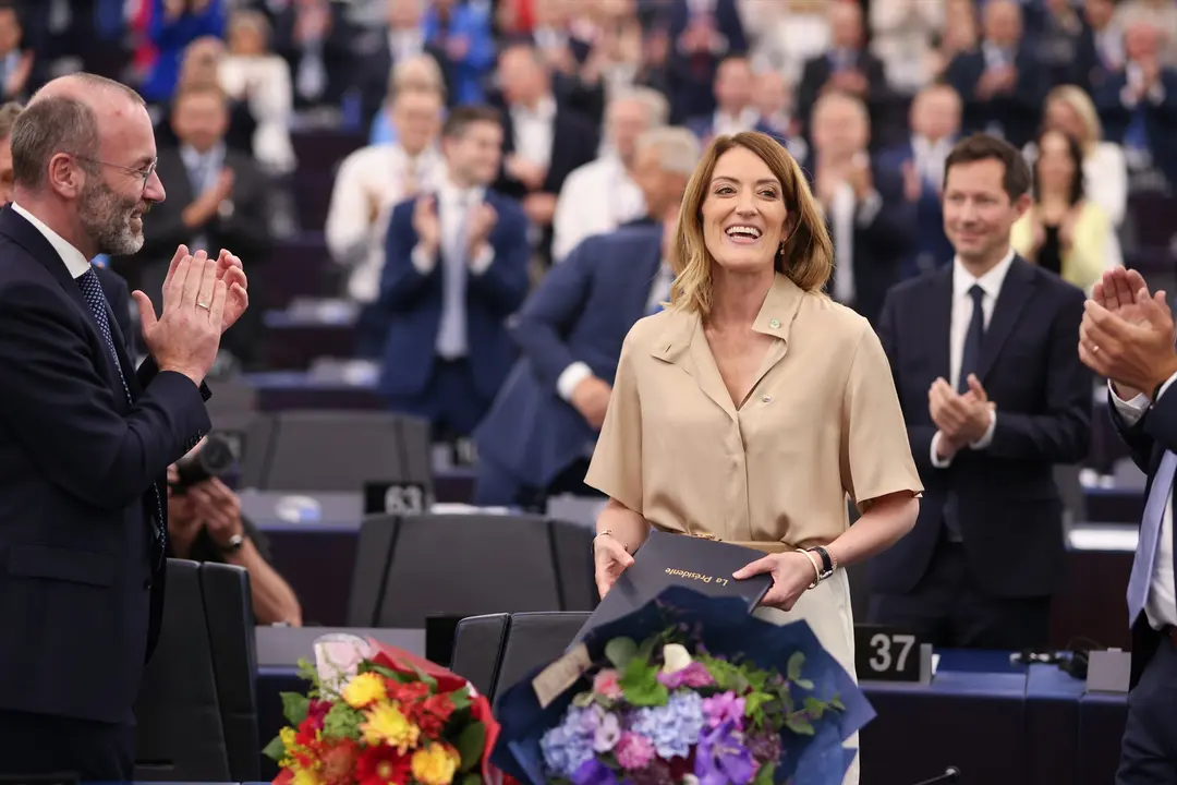 La presidenta del Parlamento Europeo, Roberta Metsola. Philipp von Ditfurth