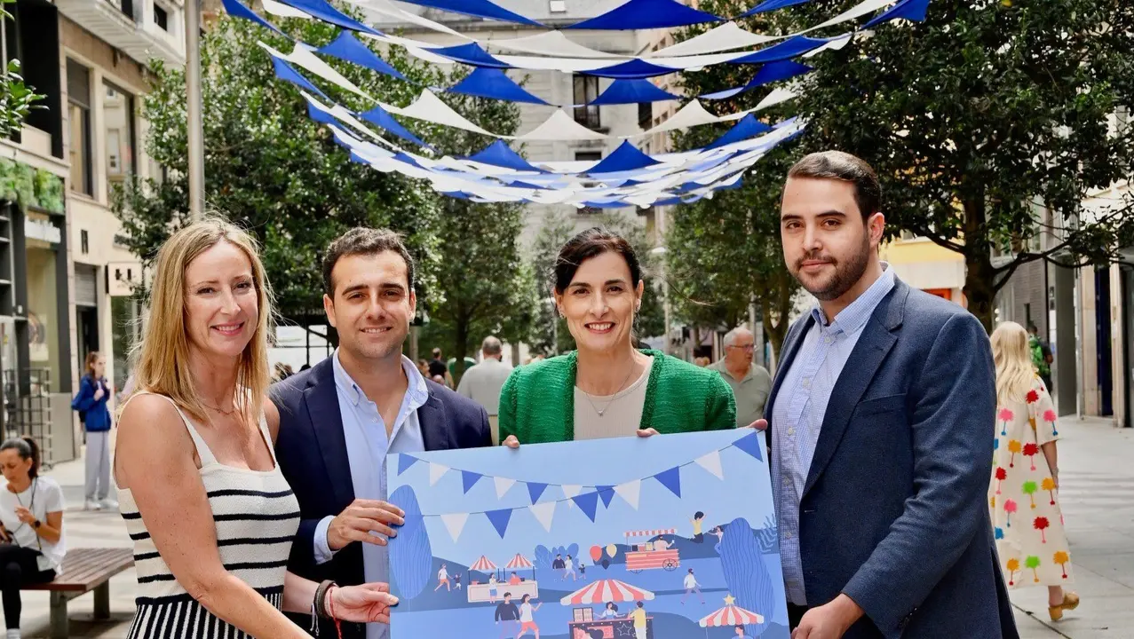 La alcaldesa de Santander, Gema Igual en la presentaci&oacute;n de la Feria de D&iacute;a. / Alerta