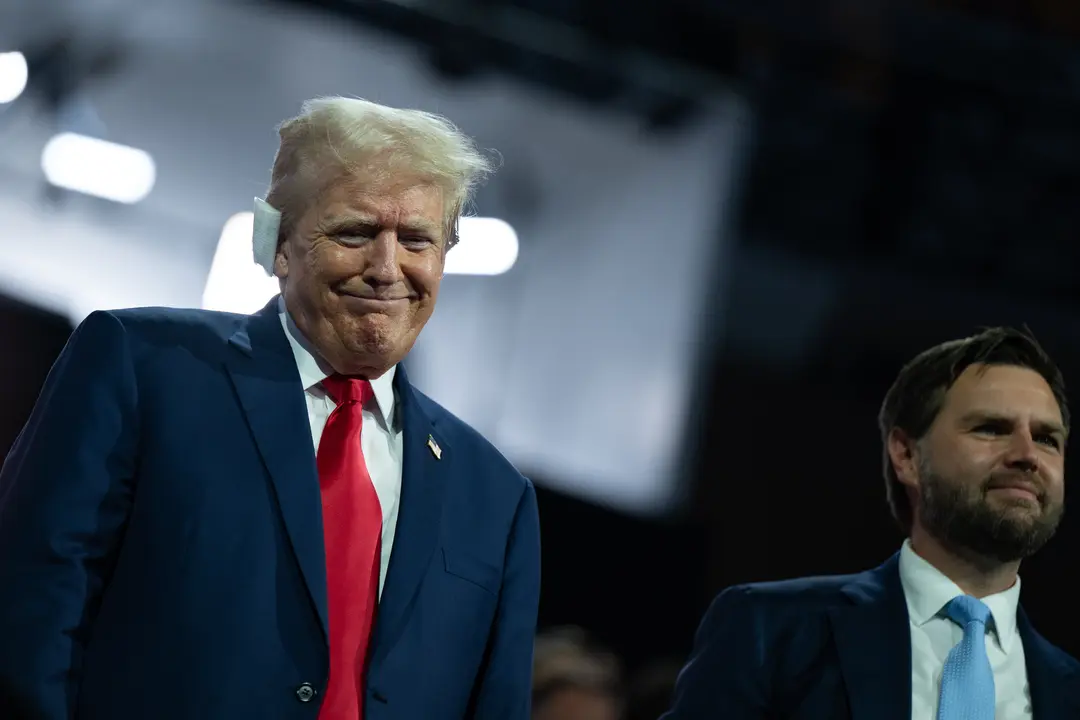 Donald Trump durante una aparici&oacute;n en p&uacute;blico. / Annabelle Gordon / EP