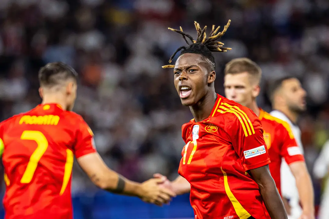 Nico Williams durante la Eurocopa. / Lukasz Skwiot