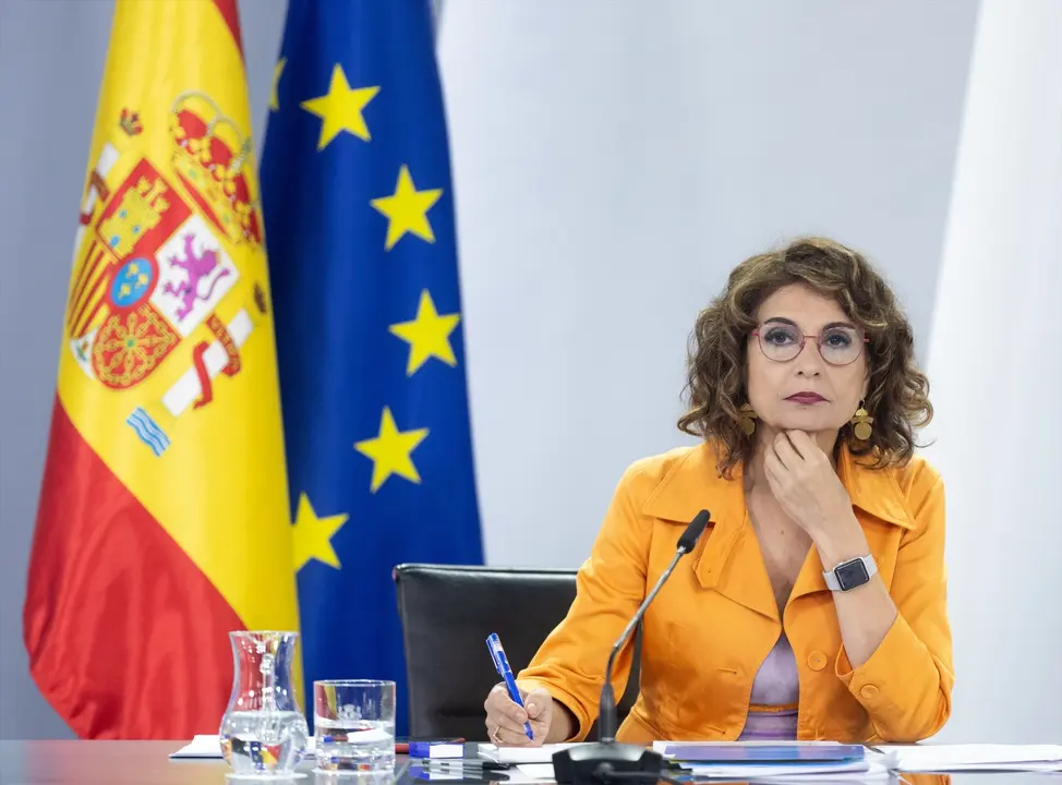 La vicepresidenta primera y ministra de Hacienda, Mar&iacute;a Jes&uacute;s Montero. Eduardo Parra / Archivo