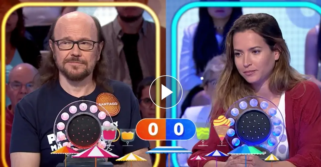 Ana Fern&aacute;ndez y Santiago Segura en 'La Pista'. / antena3