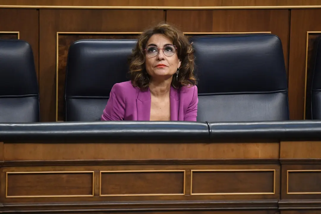 La vicepresidenta primera y ministra de Hacienda, Mar&iacute;a Jes&uacute;s Montero. Fernando S&aacute;nchez