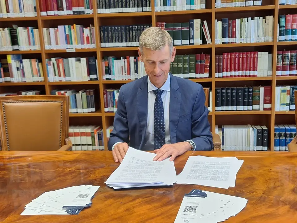 Jos&eacute; Luis L&oacute;pez del Moral, presidente del TSJC. / EP