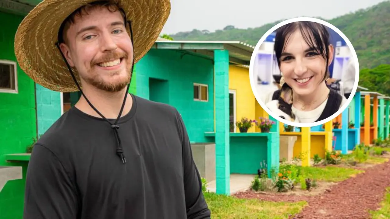 MrBeast en grande y en el c&iacute;rculo Ava Tyson. / A.E.
