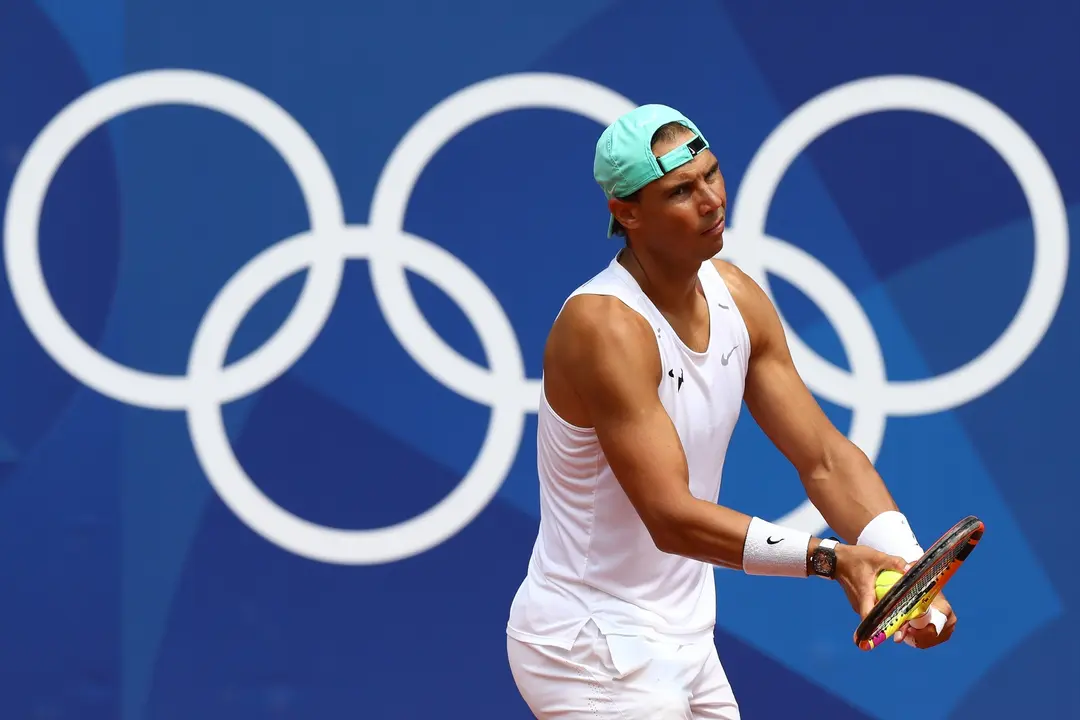 Rafael Nadal en los Juegos Ol&iacute;mpicos de Par&iacute;s. /  Mickael Chavet