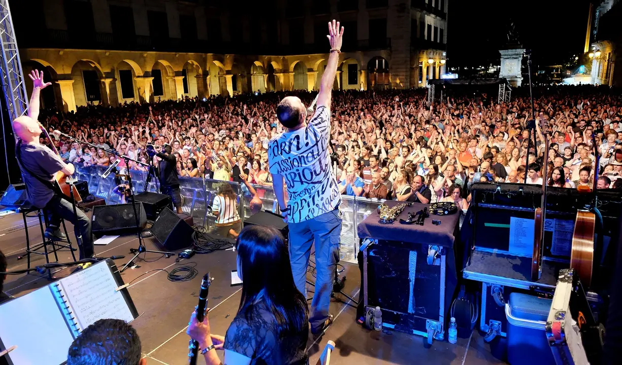 Concierto en la plaza Porticada. / A.E.