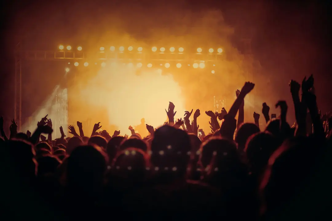 Varias personas disfrutando de una noche de m&uacute;sica. / A.E