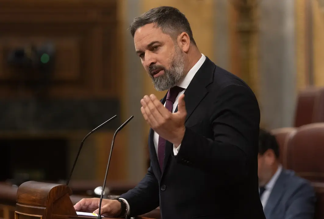 El l&iacute;der de Vox, Santiago Abascal.  Eduardo Parra