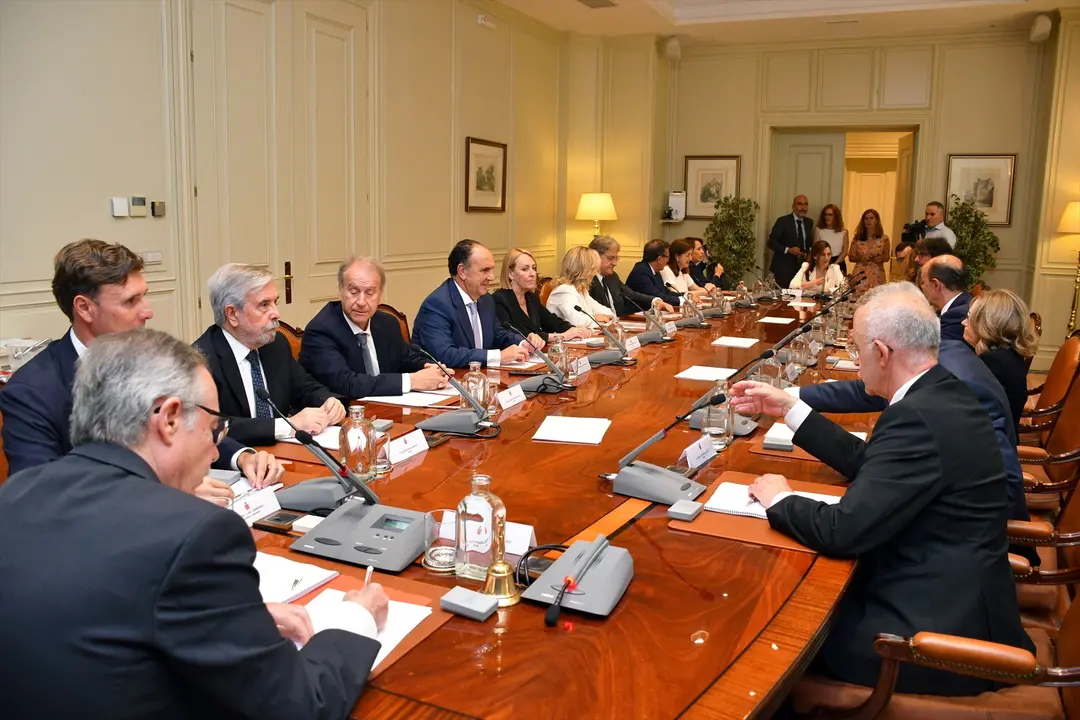 Los nuevos veinte vocales durante el primer pleno del octavo mandato del Consejo General del Poder Judicial (CGPJ). EP