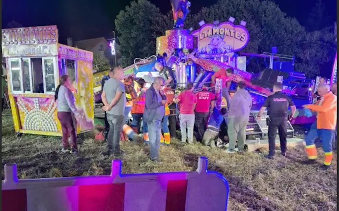 Fallece un hombre en unas fiestas de Vigo tras desprenderse el brazo de la atracci&oacute;n del saltamontes