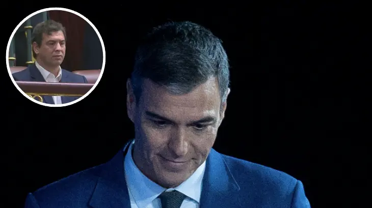 El presidente del Gobierno, Pedro S&aacute;nchez y en c&iacute;rculo su hermano David S&aacute;nchez. 
Firma: David Zorrakino / Europa Press