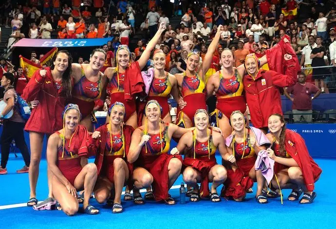 La selecci&oacute;n femenina de waterpolo. / COE