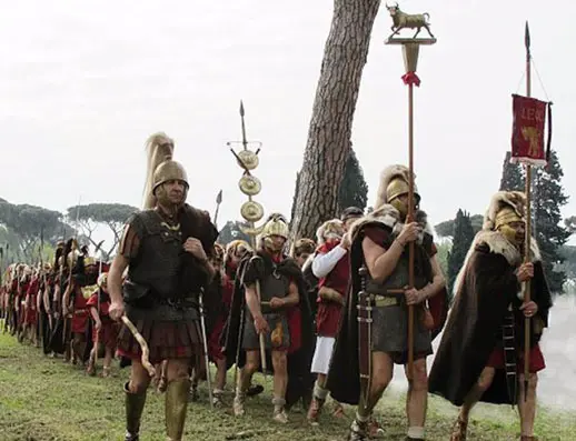 Las fiestas de la Guerras C&aacute;ntabras en una edici&oacute;n anterior. / AEE