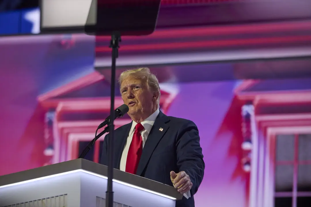 El candidato republicano a la Casa Blanca, Donald Trump.  Dominic Gwinn