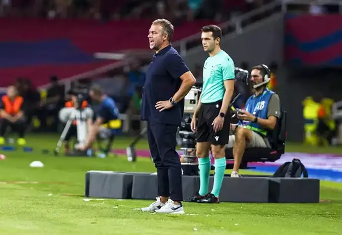 El t&eacute;cnico del FC Barcelona, Hansi Flick. / EP