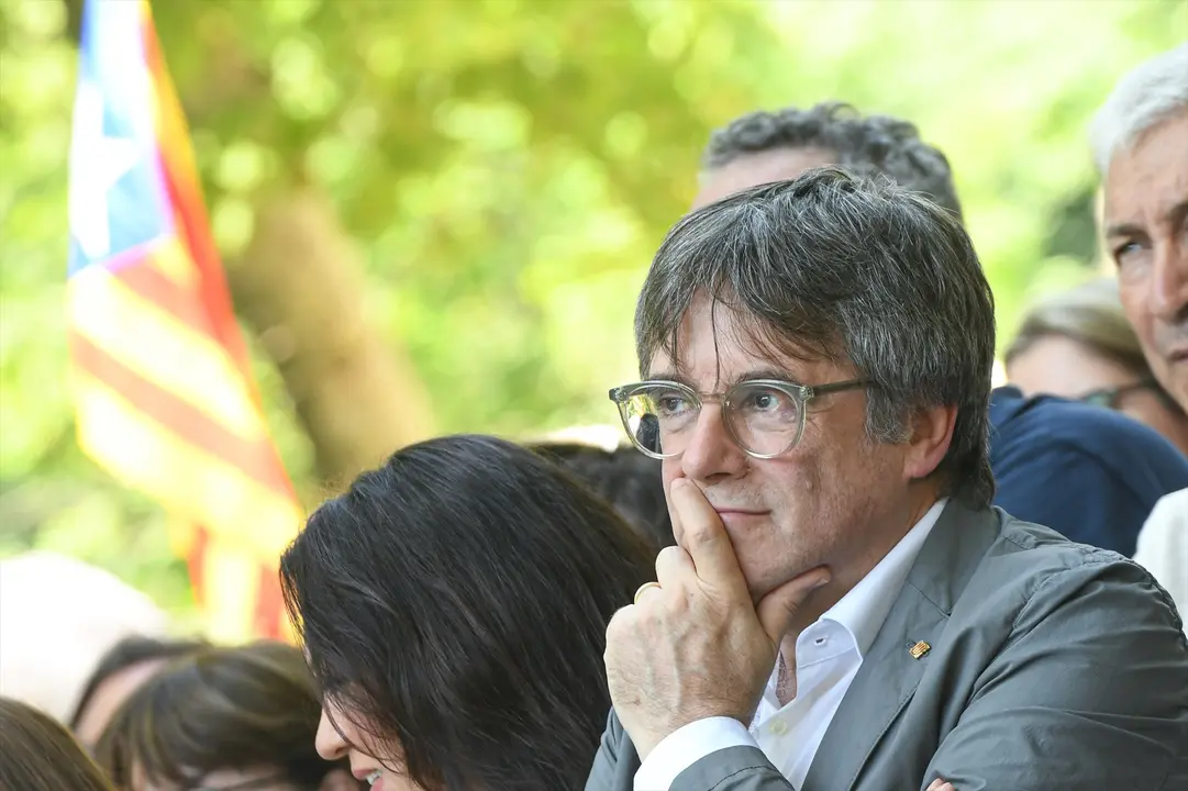 El expresidente de la Generalitat y pr&oacute;fugo de la justicia, Carles Puigdemont. Gl&ograve;ria S&aacute;nchez  / Archivo