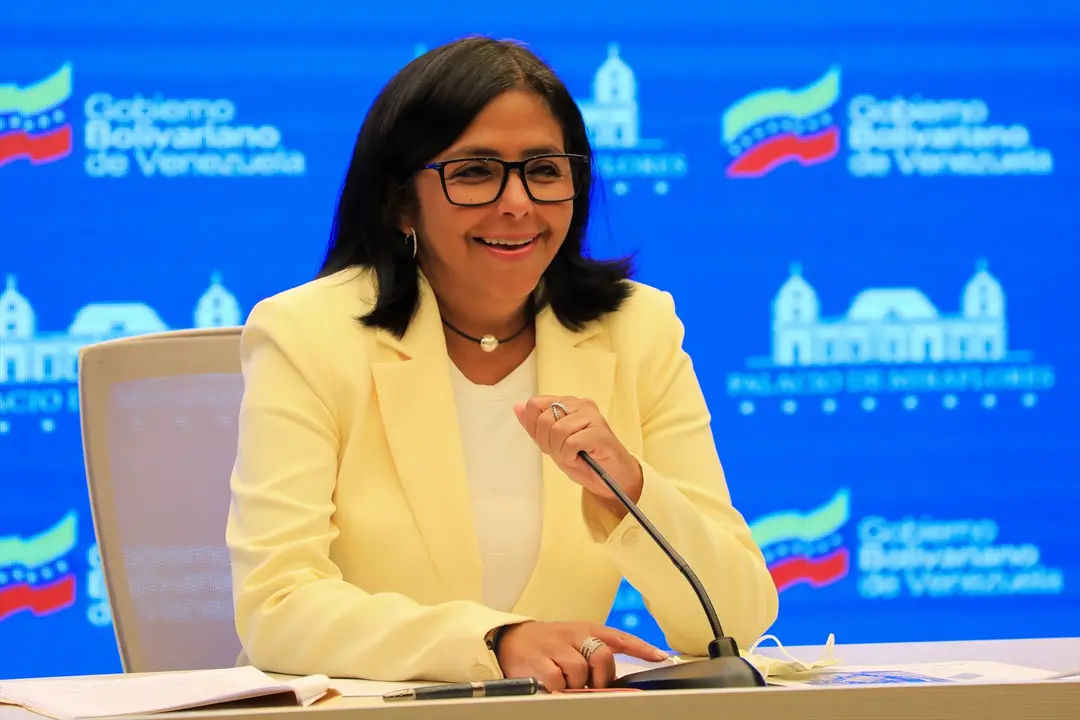 La vicepresidenta de Venezuela, Delcy Rodr&iacute;guez. / EP