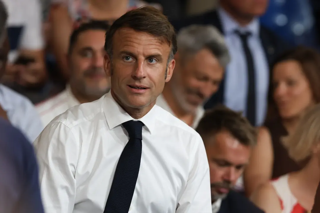 El presidente de Francia, Emmanuel Macron. Mickael Chavet
