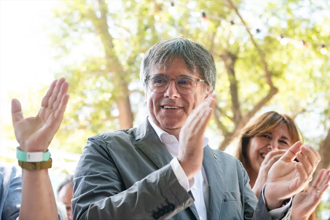El expresidente de la Generalitat y pr&oacute;fugo de la justicia, Carles Puigdemont. / Gl&ograve;ria S&aacute;nchez