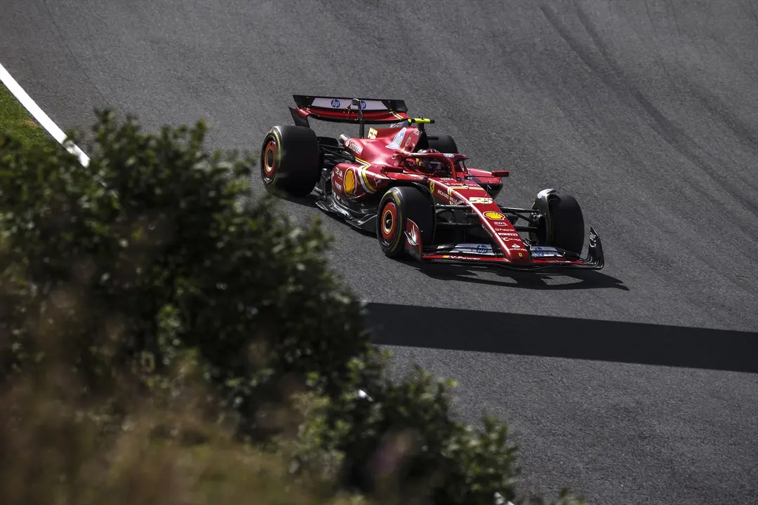 El ferrari de Carlos Sainz. / EP