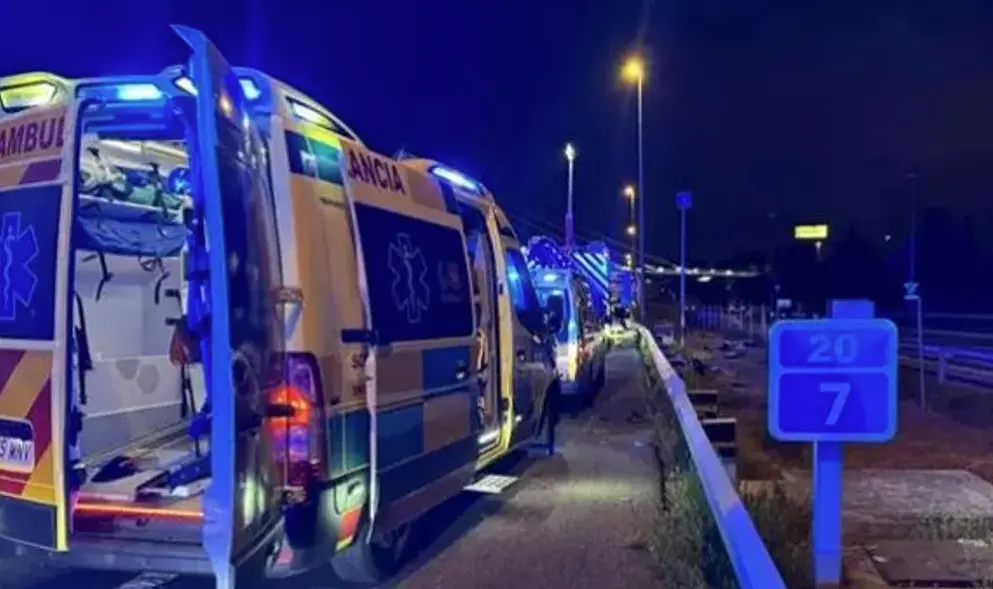 Accidente de tr&aacute;fico en Las RozasEmergencias 112 Comunidad de Madrid