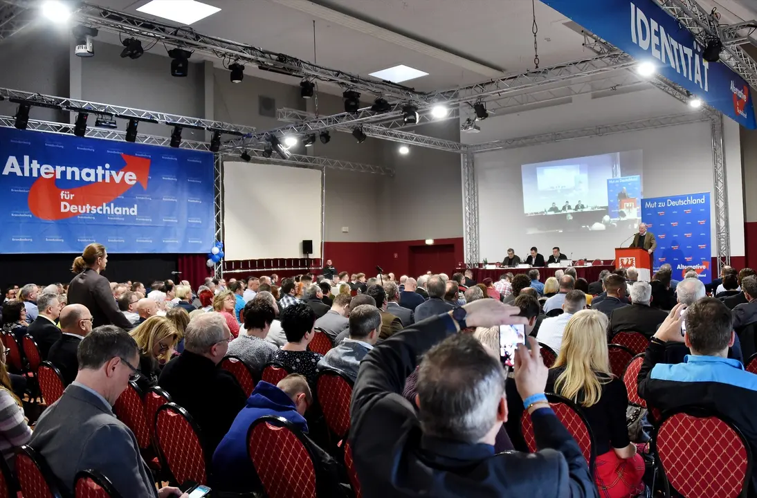 El partido AfD se presenta como una alternativa en esta elecciones. Bernd Settnik  / Archivo