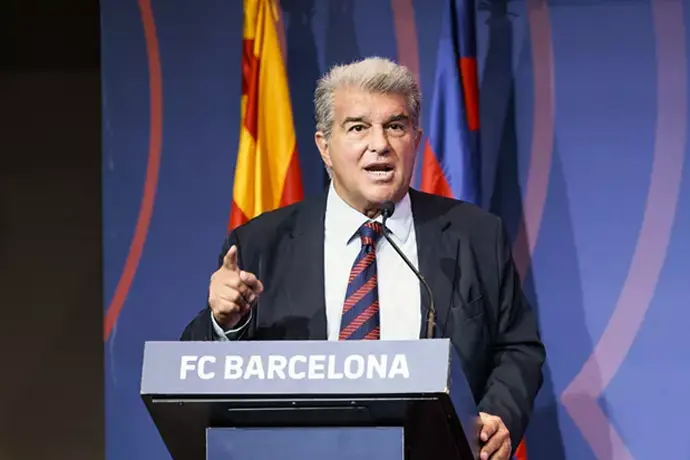 El presidente del FC Barcelona, Joan Laporta. / AFP7