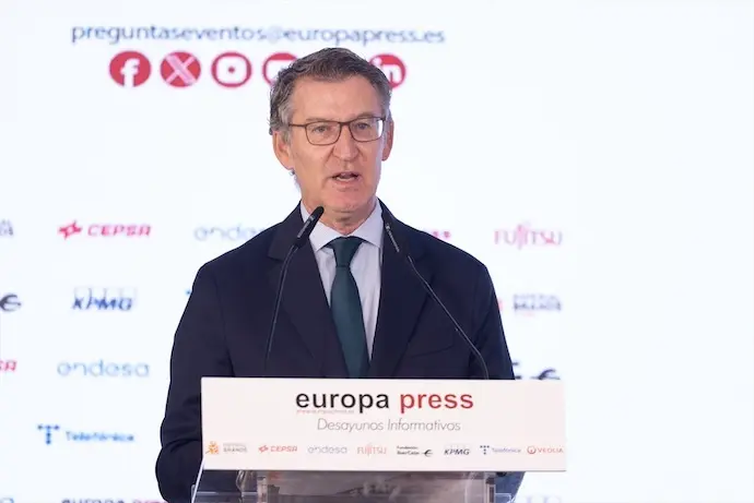 El presidente del Partido Popular, Alberto N&uacute;&ntilde;ez Feij&oacute;o. / EP