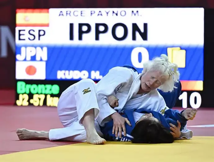 La judoca espa&ntilde;ola Marta Arce en los Juegos Paral&iacute;mpicos de Paris. CPE