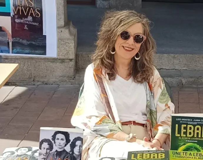 La escritora, Juana Cort&eacute;s Amunarriz. / Instagram