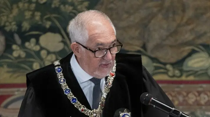 El magistrado y presidente del Tribunal Constitucional, C&aacute;ndido Conde-Pumpido Tour&oacute;n. Alberto Ortega