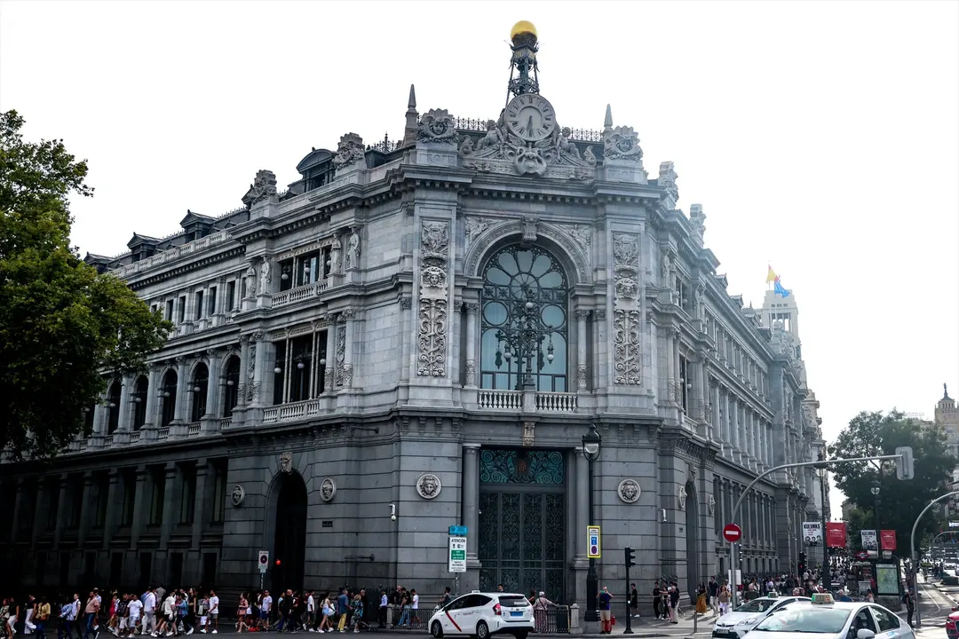 Fachada del Banco de Espa&ntilde;a. / Ricardo Rubio