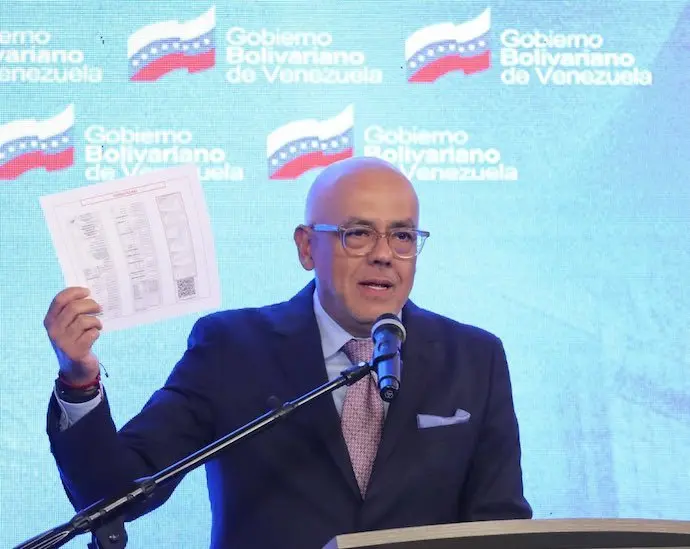El presidente de la Asamblea venezolana, Jorge Rodr&iacute;guez. / X