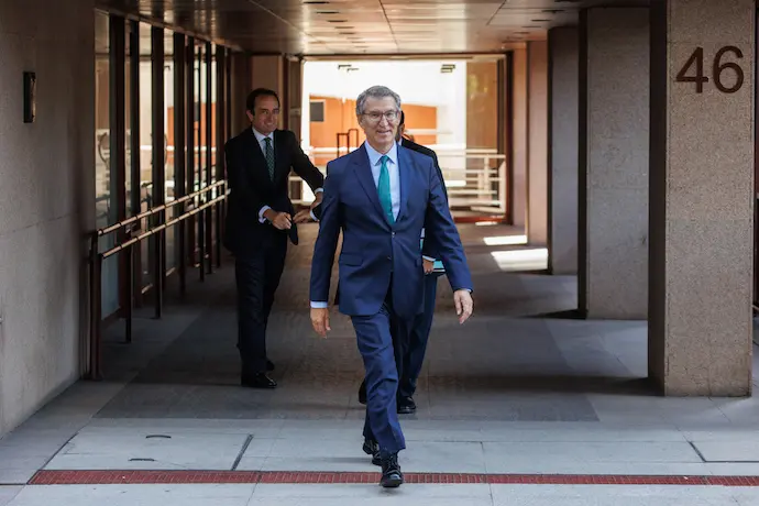El presidente del PP, Alberto N&uacute;&ntilde;ez Feij&oacute;o. / EP