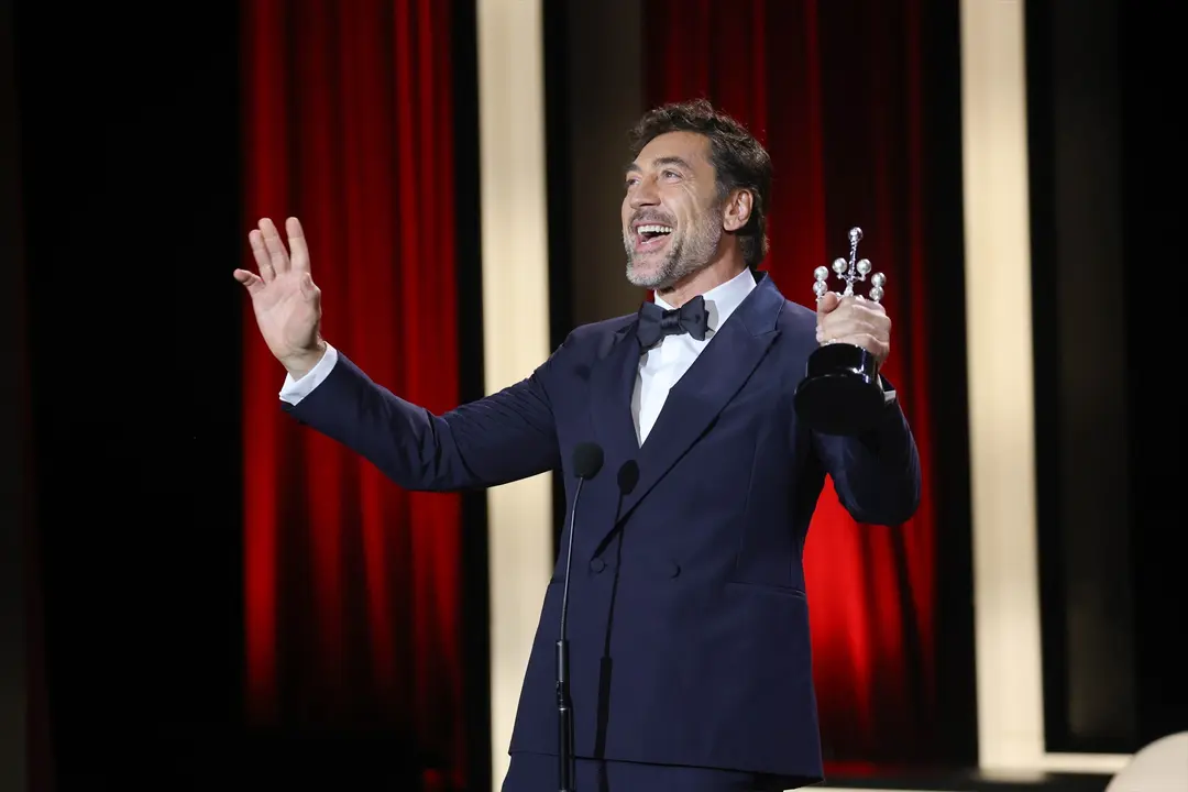 Javier Bardem durante la Gala de Inauguraci&oacute;n del Festival de San Sebasti&aacute;n. / Ra&uacute;l Terrel
