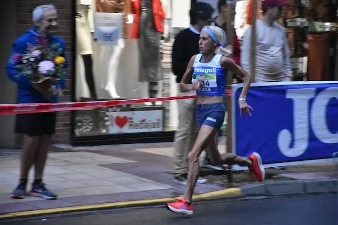La atleta y presidenta del Atletismo Pi&eacute;lagos Carmen Cacho.
