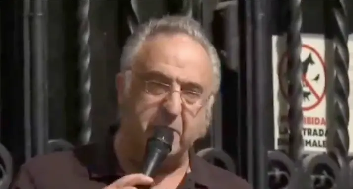 Sinforiano Bezanilla, presidente de la Asociaci&oacute;n Cultural, Alfonso I. / X
