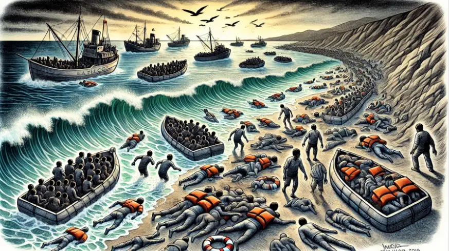 El drama de la inmigraci&oacute;n.