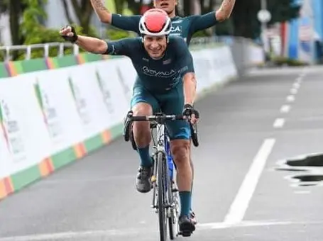 El ciclista colombiano, Marlon P&eacute;rez. / IG