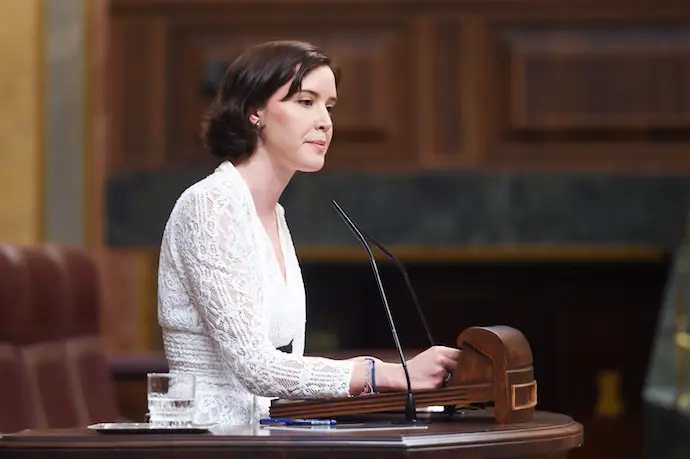 (La diputada del PSOE Andrea Fern&aacute;ndez. / Archivo / EP