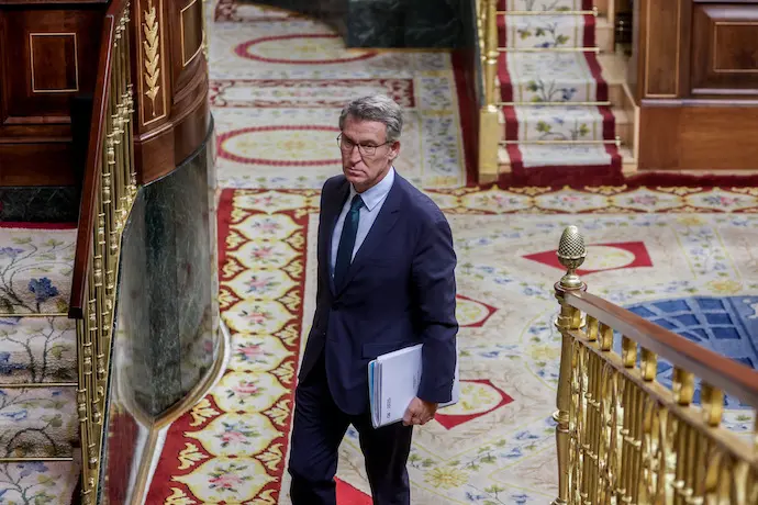 El presidente del PP, Alberto N&uacute;&ntilde;ez Feij&oacute;o. / EP