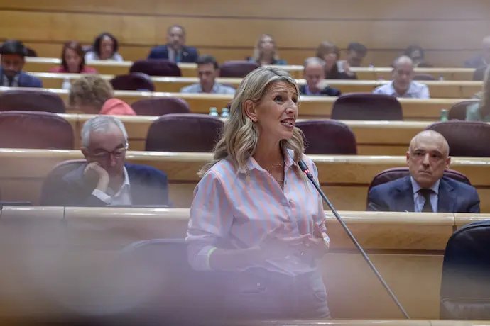 La vicepresidenta segunda y ministra de Trabajo y Econom&iacute;a Social, Yolanda D&iacute;az. / EP