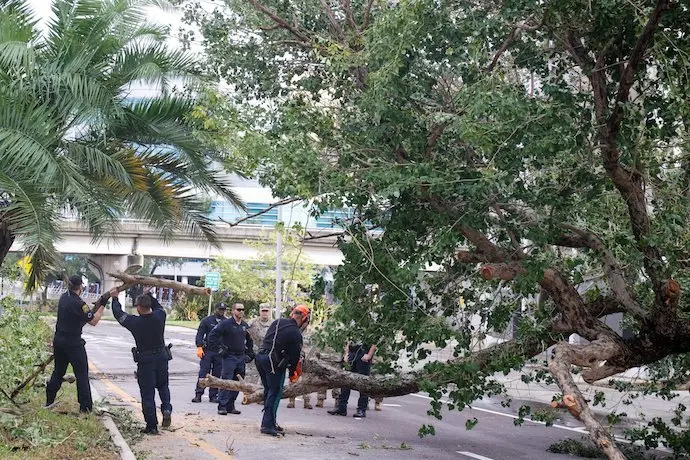 Las consecuencias del huracan Milton en Florida. / EP