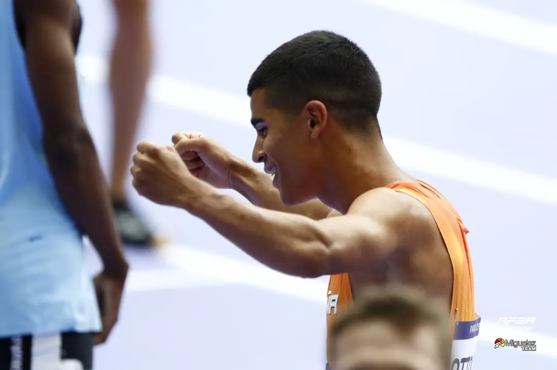 El atleta c&aacute;ntabro Mohamed Attaoui en los Juegos Ol&iacute;mpicos de Par&iacute;s. / EP