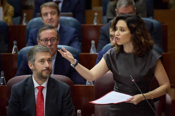 La presidenta de la Comunidad de Madrid, Isabel D&iacute;az-Ayuso. / EP