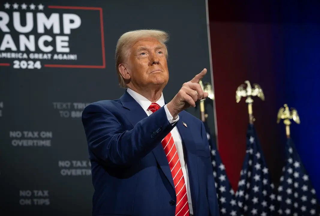 El candidato republicano a la Casa Blanca y expresidente de Estados Unidos, Donald Trump. Robin Rayne