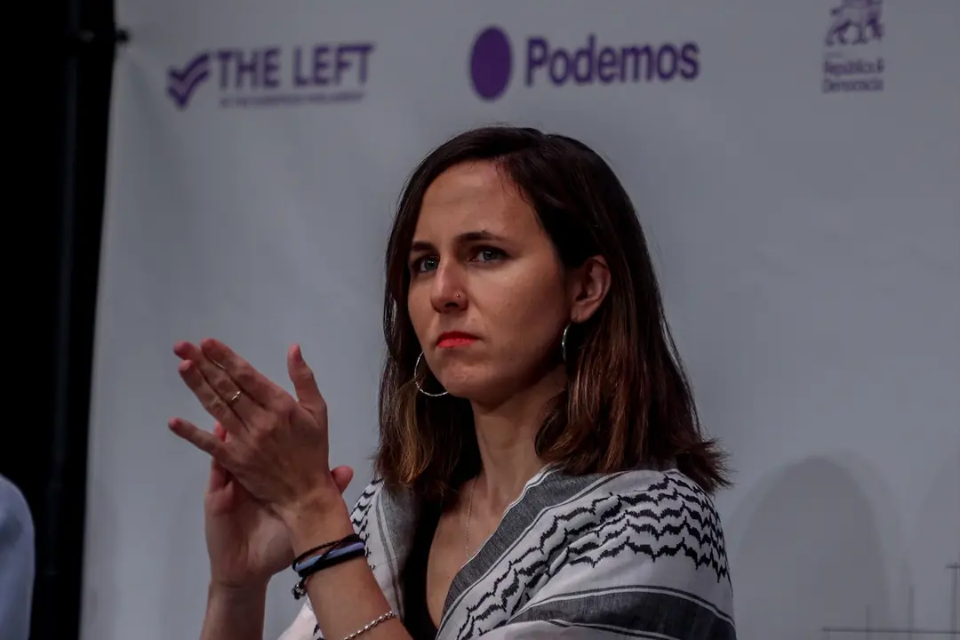 La secretaria general de Podemos, Ione Belarra. Ricardo Rubio